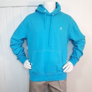 RALPH Lauren Sweatshirt Hoodie Aqual Teal Blue XL